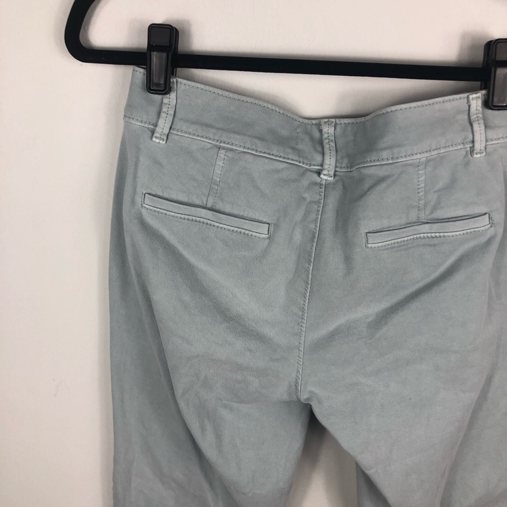 Loft light green raw hem skinny jean I2 - Picture 7 of 8